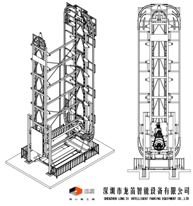 圖1.1 垂直循環(huán)式立體車庫(kù).jpg