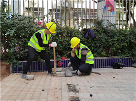 Shenzhen Futian public security branch lifting and moving three-dimensional garage reconstruction project